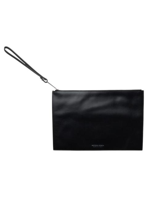 Bottega Veneta Men's Leather Pouch Black