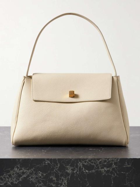 Audrey textured-leather tote