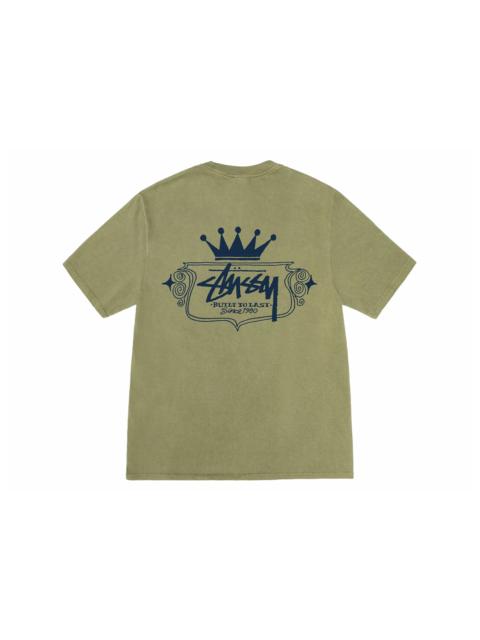 Stussy Built To Last Pigment Dyed Tee Olive