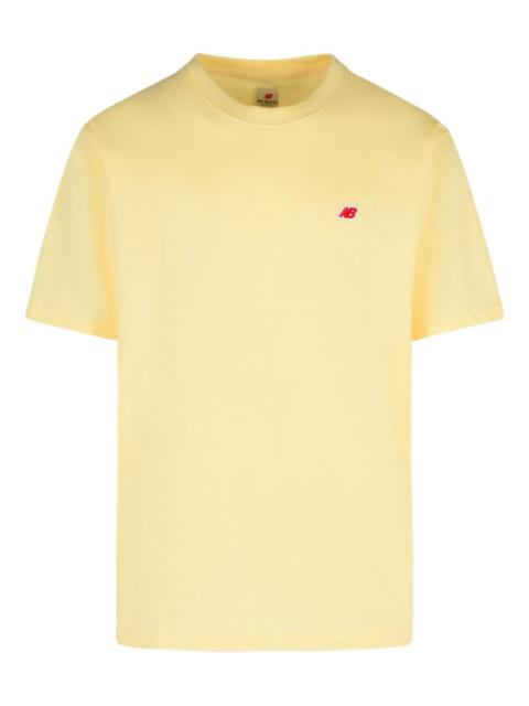 crew-neck logo-patch T-shirt