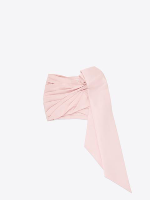 TAFFETA KNOT MINI SKIRT