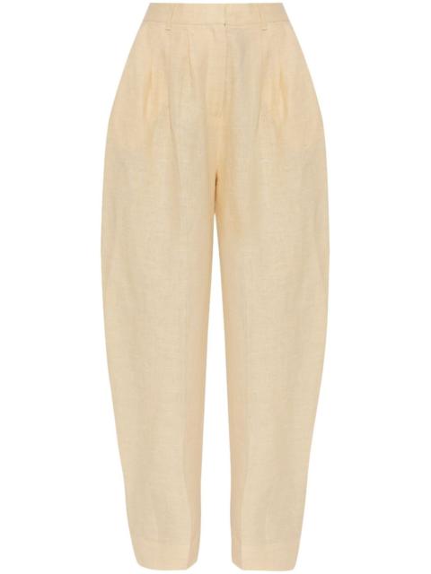 tailored tapered trousers