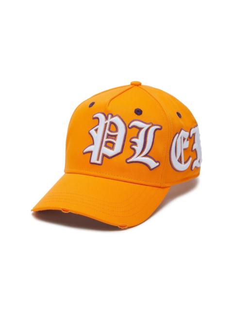 logo-embroidered cotton cap