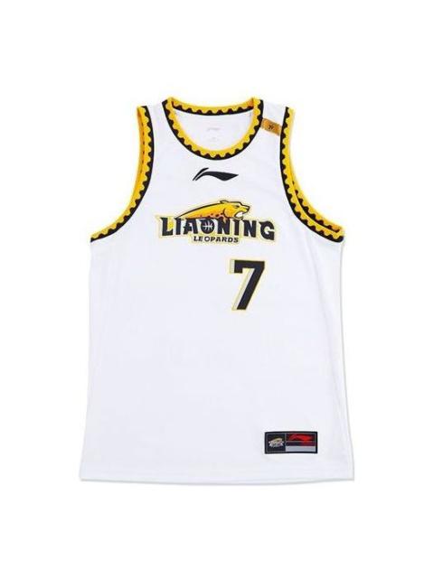 Li-Ning x CBA Liaoning Flying Leopards Jersey 'White Black' AAYR647-1