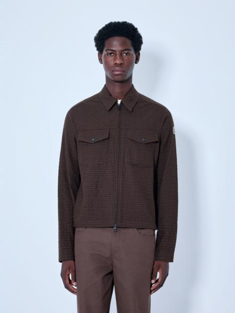 Checked Zip-Up Jacket