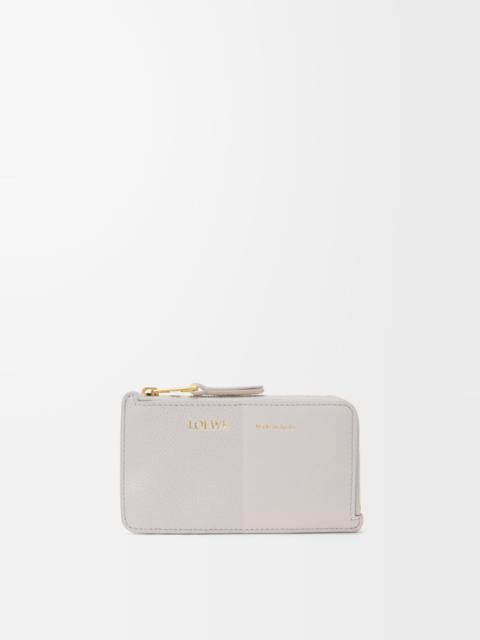 Coin cardholder in smooth and grained calfskin