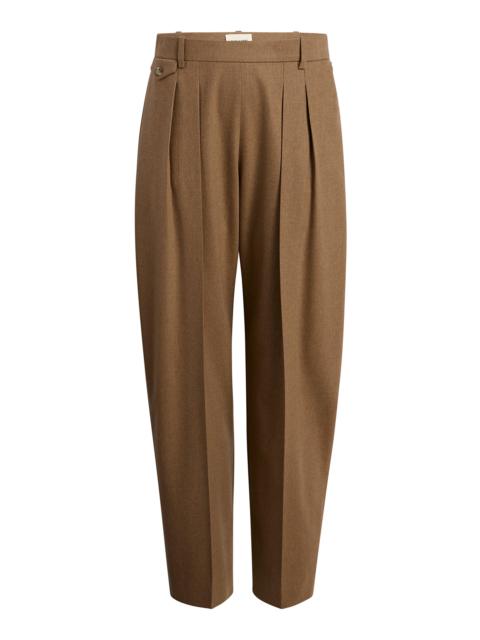 Dugan Tapered Wool Pants brown