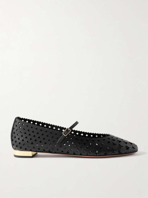 Amourose cutout leather ballet flats