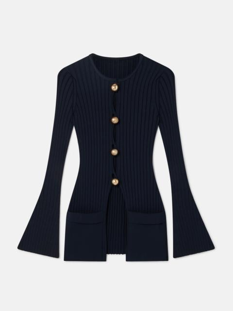 Ribbed Long Sleeve Cardigan