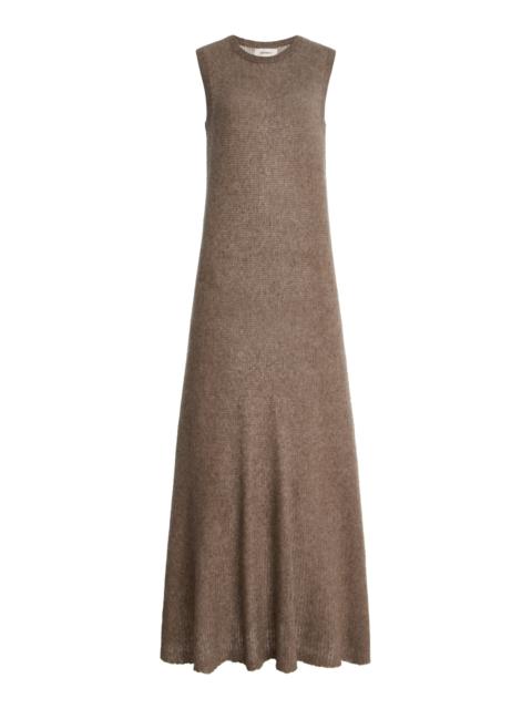 Madelena Cashmere-Silk Maxi Dress neutral