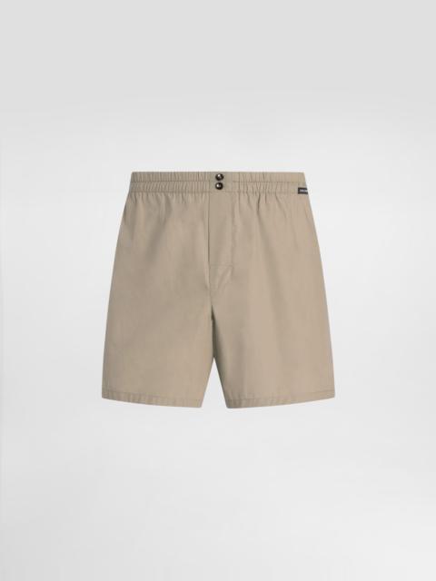 Cotton poplin boxer shorts