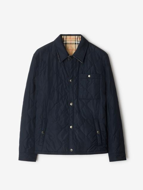 Reversible Quilted Nylon Overshirt