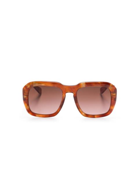 oversize-frame sunglasses