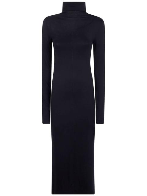 High Neck Midi Dress