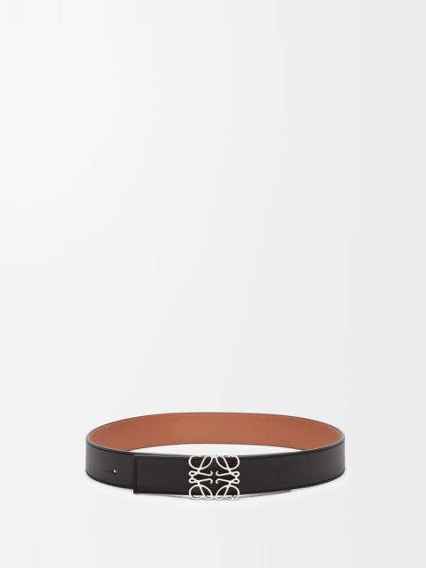 Reversible Anagram belt in smooth calfskin