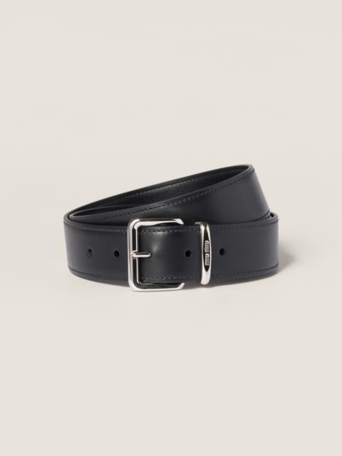 Leather belt
