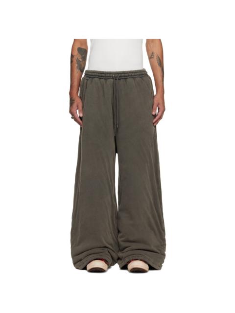 Gray Wadded Bontans Sweatpants