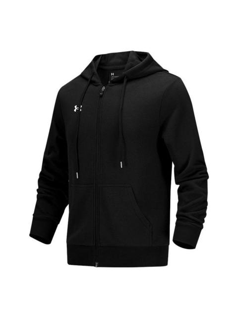 Under Armour Essential Fleece Full Zip Hoodie 'Black' 21600305-001