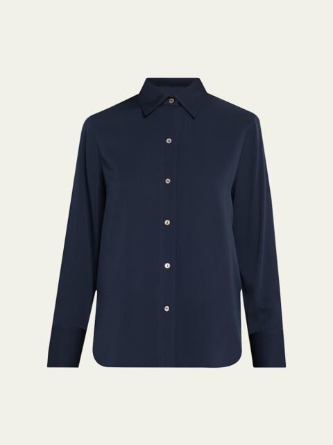 Classic Button-Front Blouse