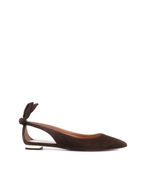 bow slingback ballet flats
