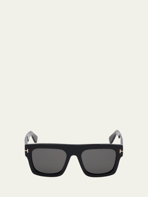 Men's Fausto Thick Acetate Sunglasses