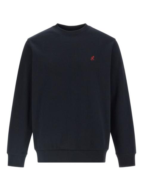 logo-embroidered crew-neck sweatshirt