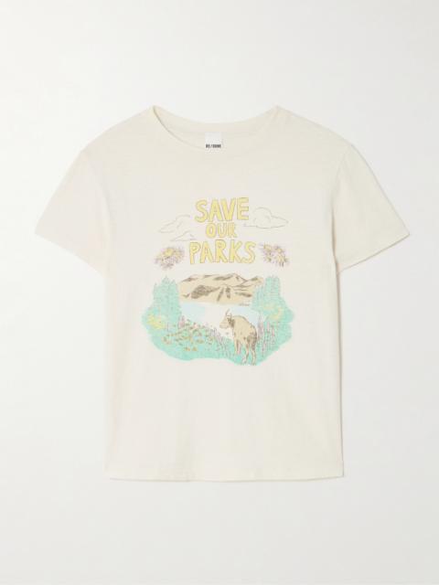 Classic Printed Cotton-jersey T-shirt