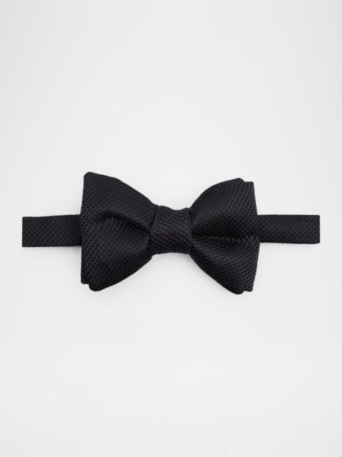 Men's Silk Zig-Zag Bow Tie