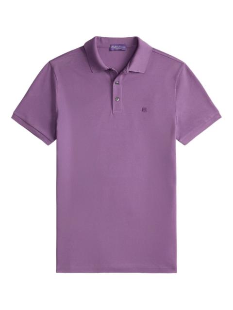 logo-embroidered polo shirt