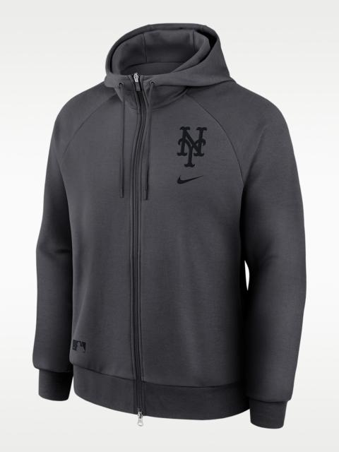 New York Mets Authentic Collection Men's Nike Dri-Fit MLB Full-Zip Hoodie