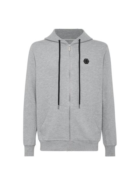 Plein™ logo zip-up hoodie