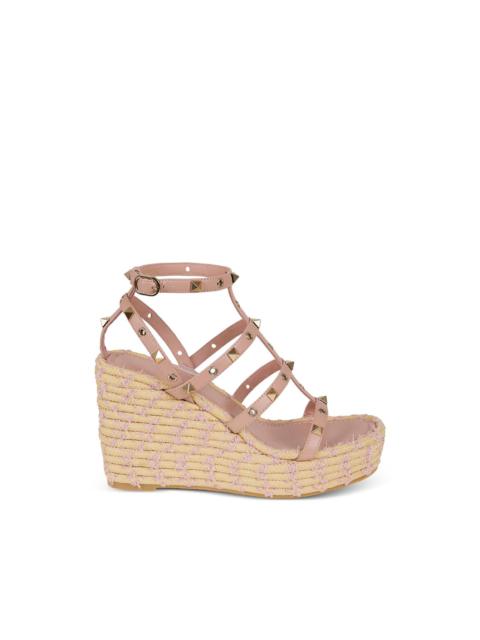 Rockstud heeled espadrilles