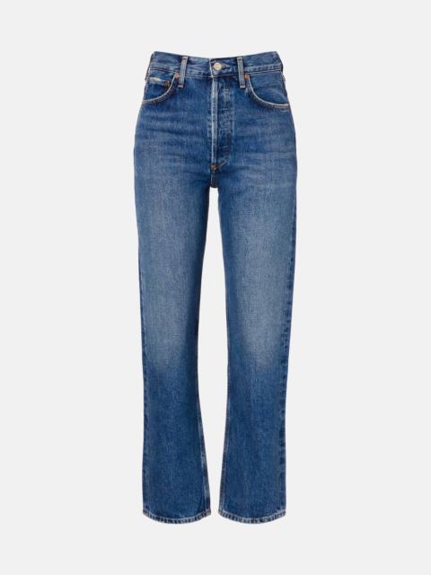 ‘90s mid-rise straight jeans