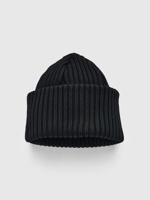 Cotton Knit Cap in Black