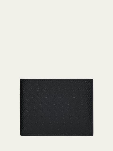 Men's Embossed Monogram Leather Bifold Wallet