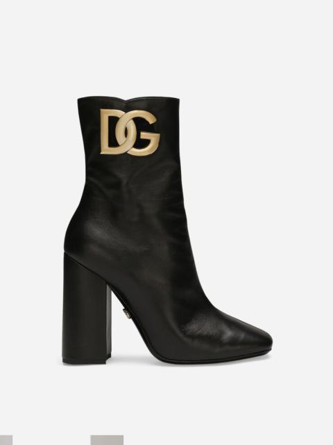 Nappa leather ankle boots