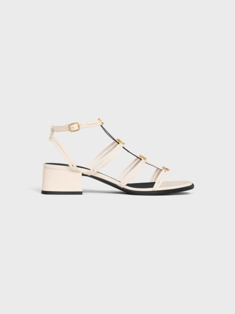 CELINE CLEMENCE MULTI TRIOMPHE SANDAL in LAMBSKIN