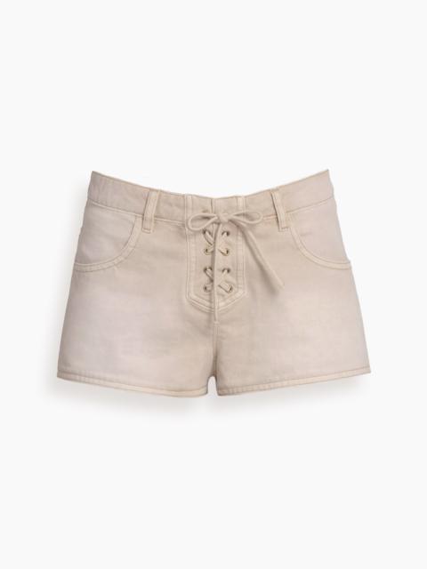 Delma Denim Short in Ecru