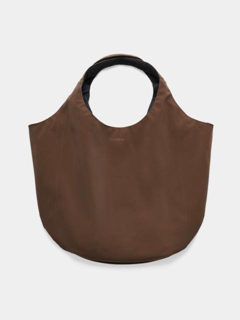 Svea Puffer Bag Matte Dark Brown