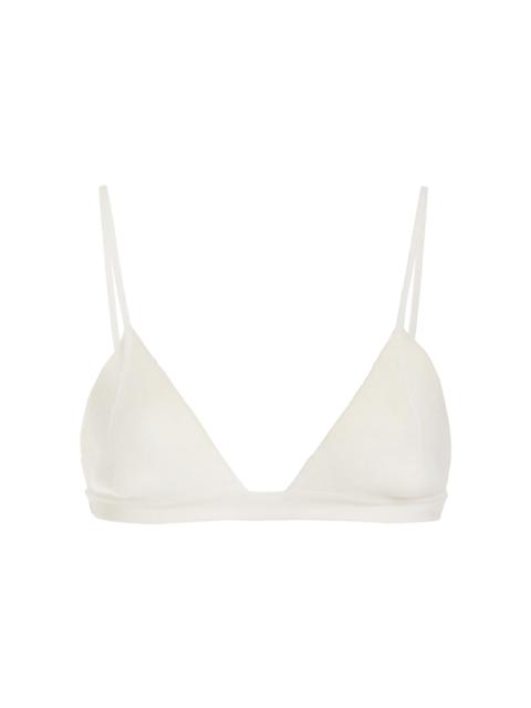 Chevier Knit Bra in Wool