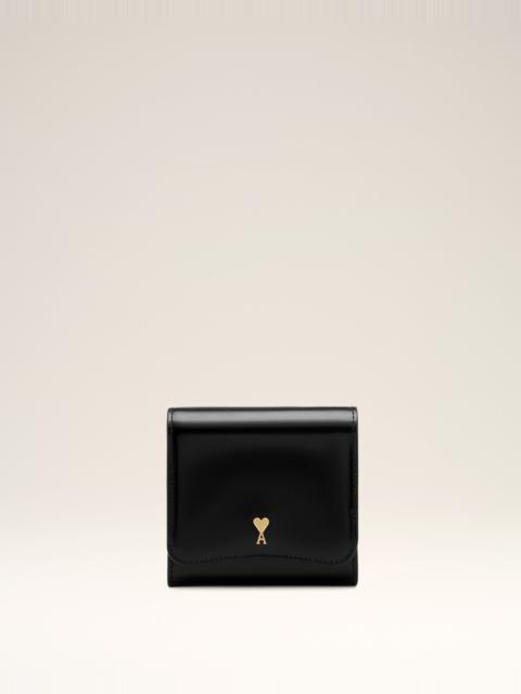 BLACK COW LEATHER PARIS PARIS COMPACT WALLET