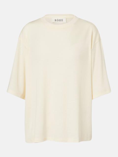 Oversized wool T-shirt