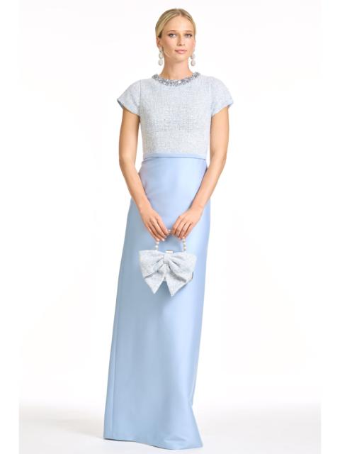 EMBELLISHED ASPEN GOWN - GLACIAL BLUE