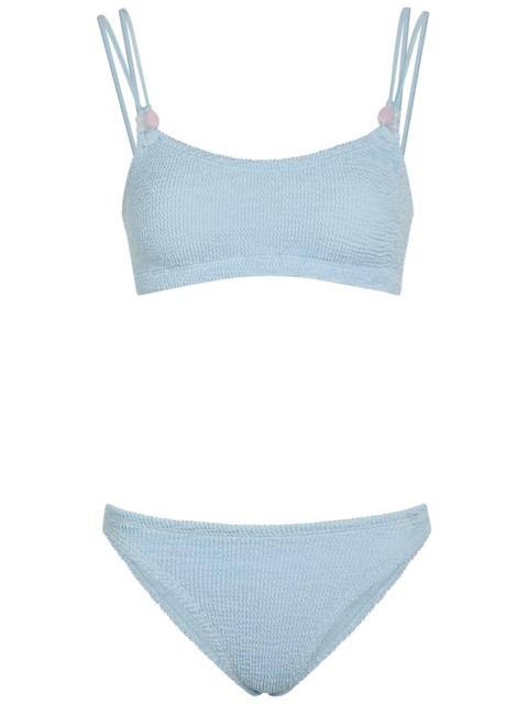 Hunza G Cassie Beaded Crinkle Bikini