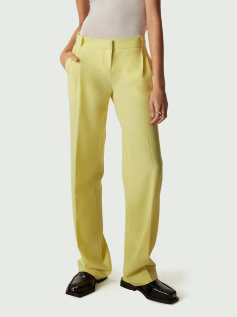 Low-rise loose tailored trousers