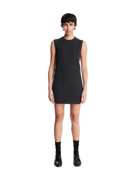 Gray Wool Short Dress