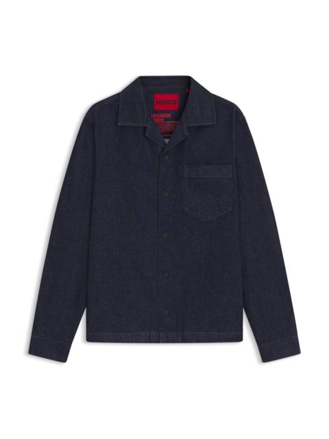 OVERSIZE-FIT OVERSHIRT IN JAPANESE RIGID DENIM