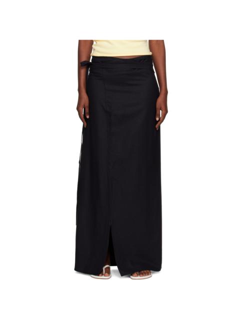 Black Venn Maxi Skirt
