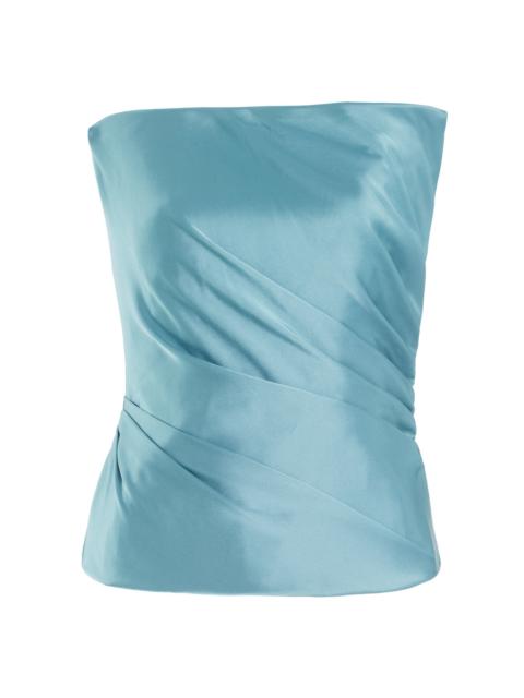 Structured Bodice Top blue