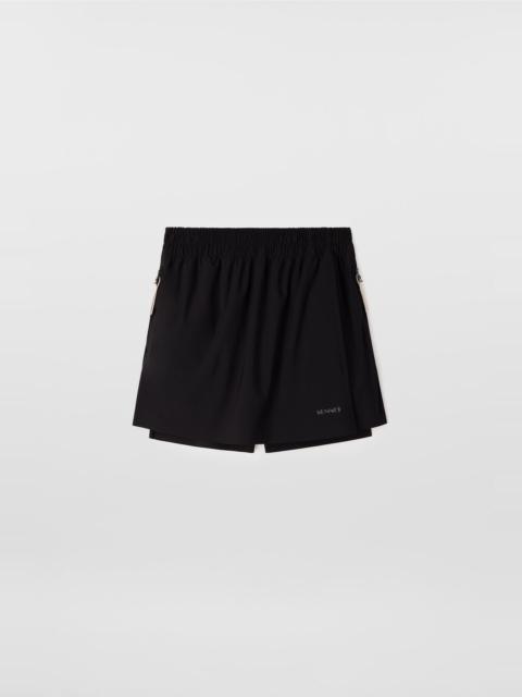 ELASTIC MINI SKIRT / black